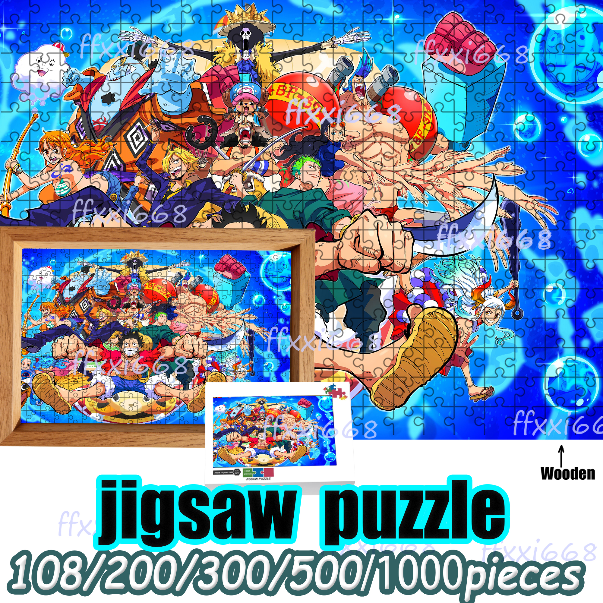 Woodworking Game - One Piece Luffy Zoro Nami Chopper