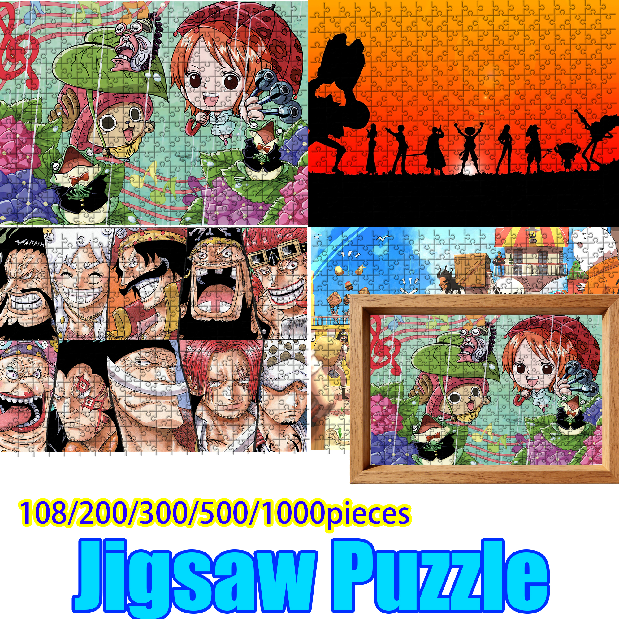 Woodworking Game - One Piece Luffy Chopper Zoro toget