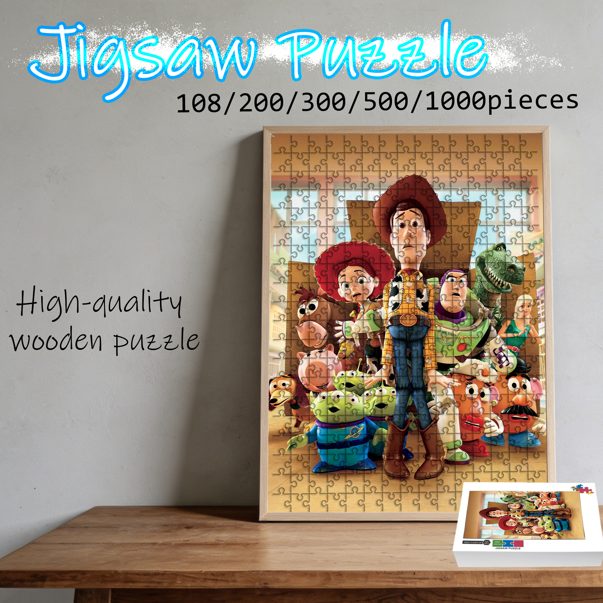 Woodworking Game - Toy Story Woody Buzz Lightyear Jigsaw