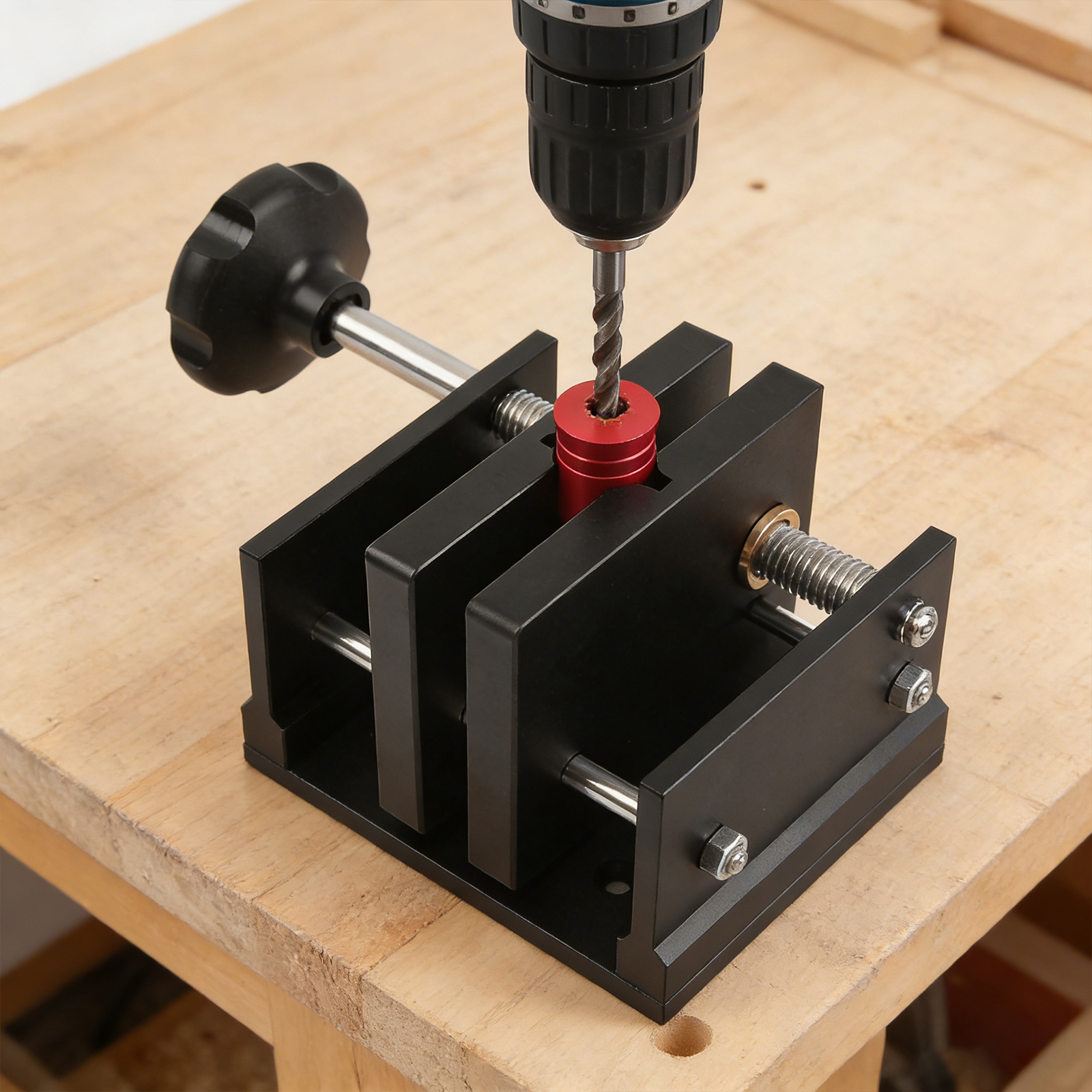 Woodworking Front Vise - 1Pc Self-Centering Woodworking Vise Aluminum Alloy