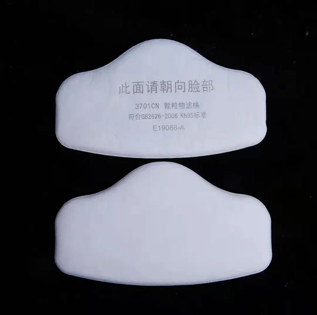 Woodworking Respirator - 3701 Particle Cotton Filter For 3M