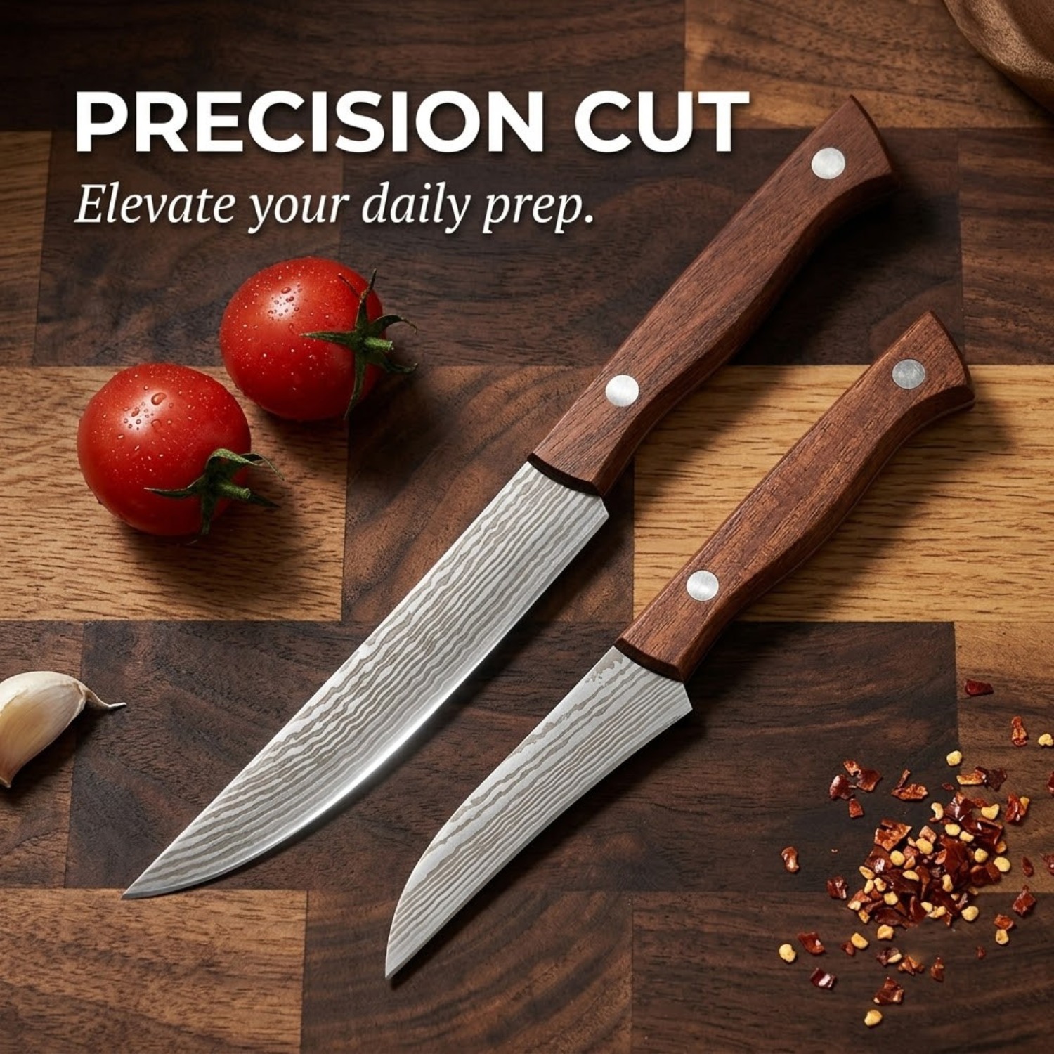 Woodworking Project - Forged Stainless Steel Kitchen Knife Ultra-Sharp