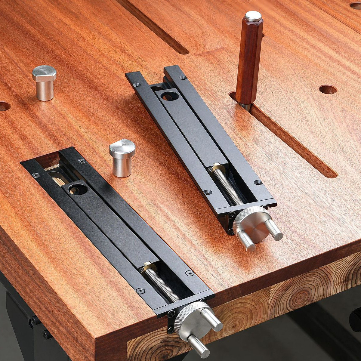 Woodworking Front Vise - Aluminum Alloy Woodworking Bench Tail Vise