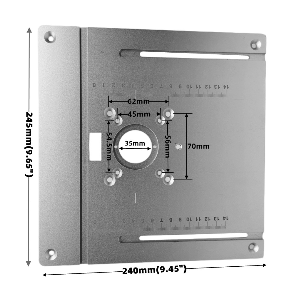 Aluminium Router Table Insert  - Woodworking Plans recensie en prijs