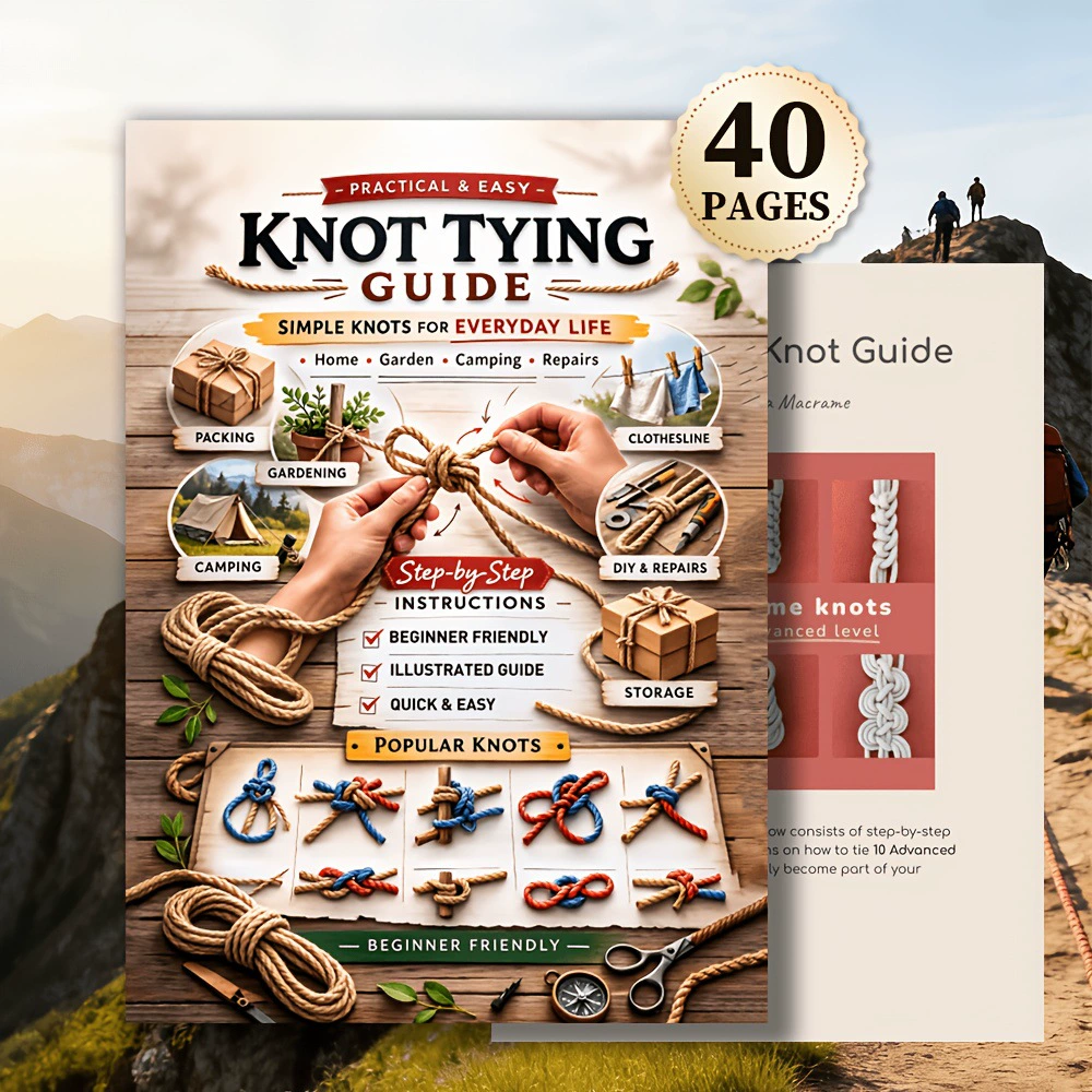 Knot Tying Guide Book Simple K - Woodworking Plans recensie en prijs