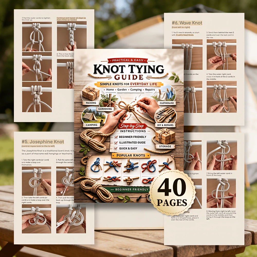 Knot Tying Guide Book Simple K - Woodworking Plans recensie en prijs