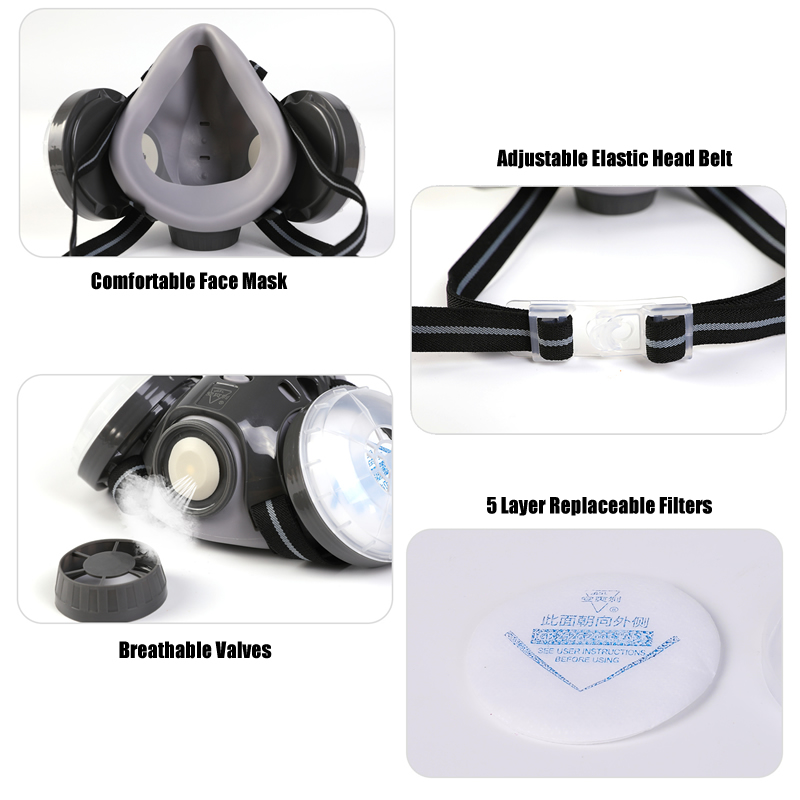 Half Face Dustproof Respirator - Woodworking Respirator recensie en prijs