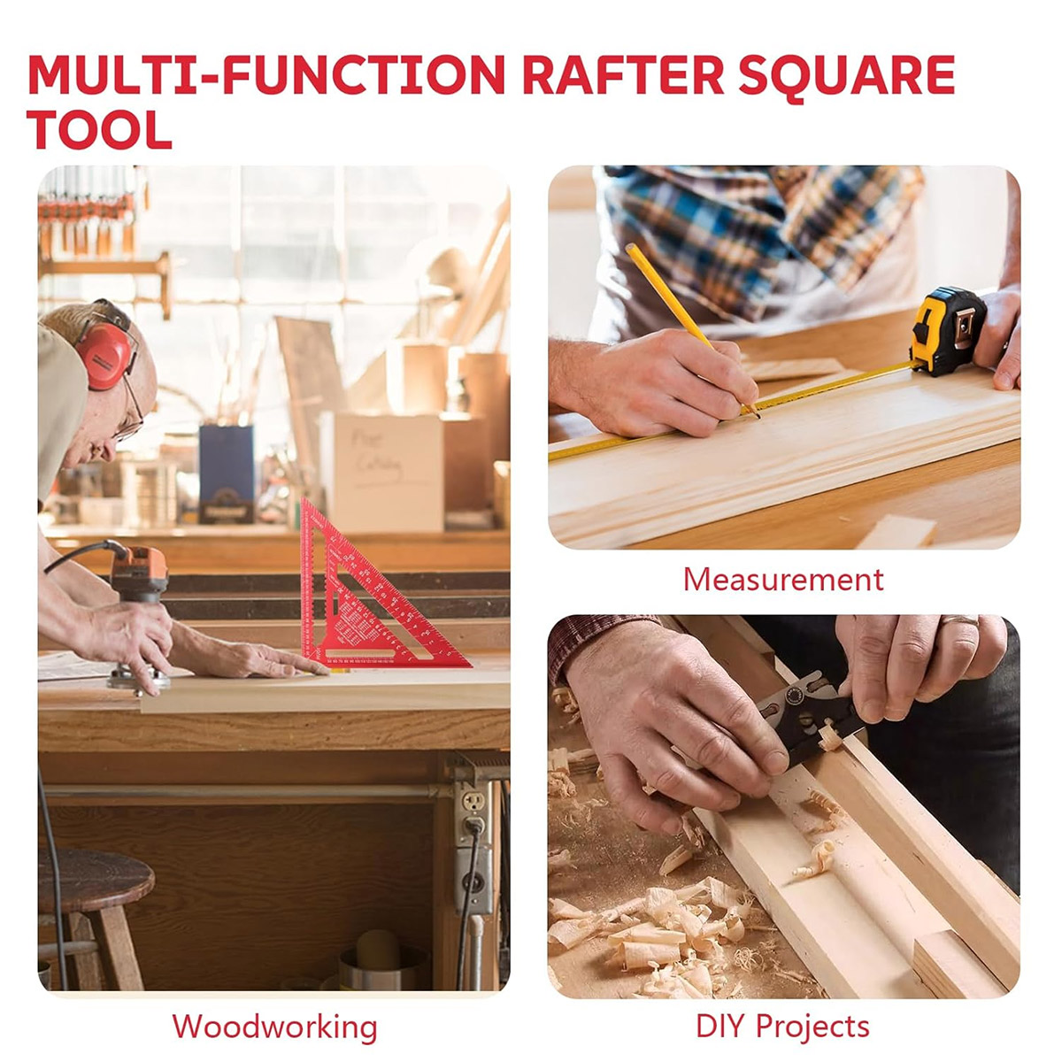 Aluminum Alloy Speed Square Hi - Woodworking Workshop recensie en prijs