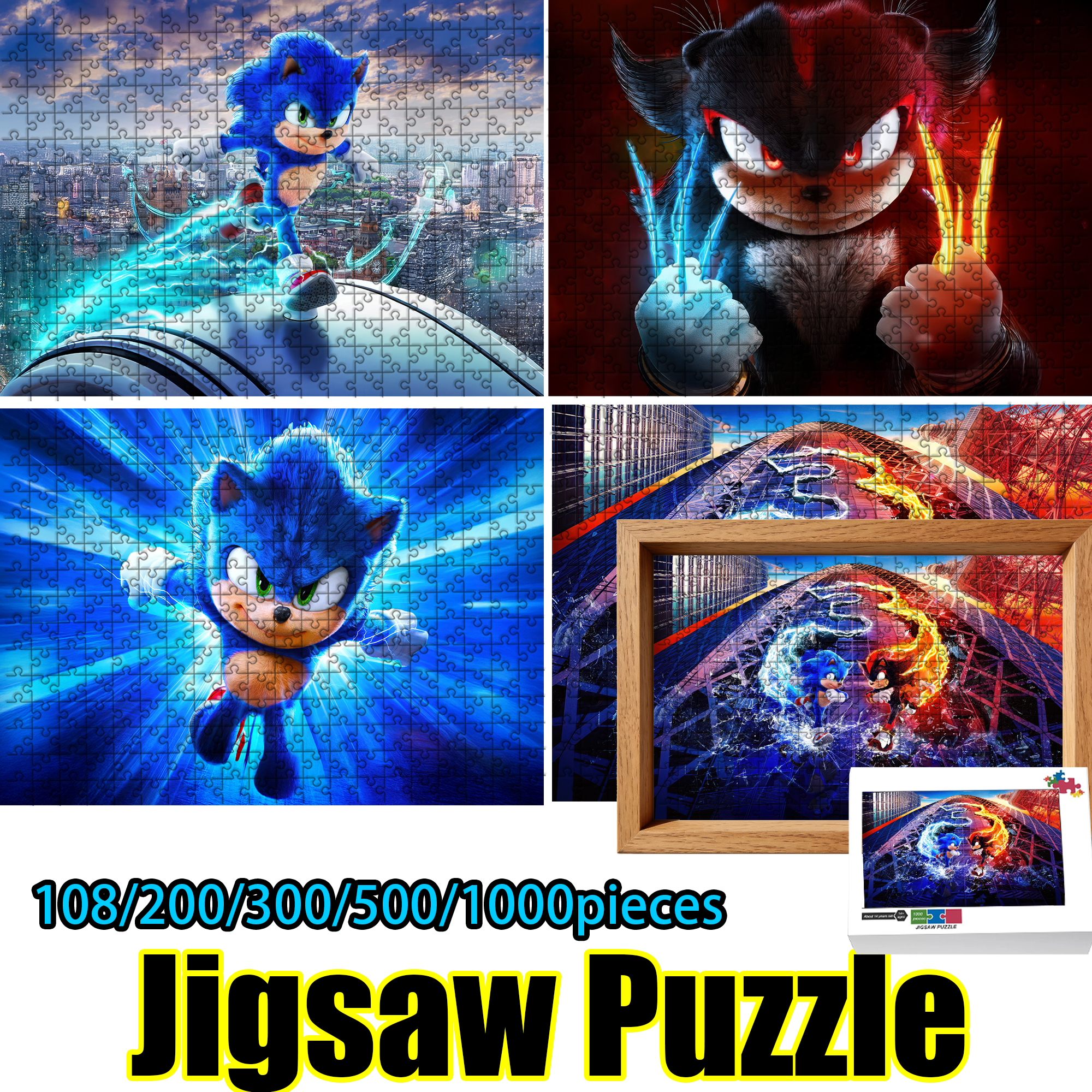 Sonic the Hedgehog Jigsaw Puzz - Woodworking Game recensie en prijs