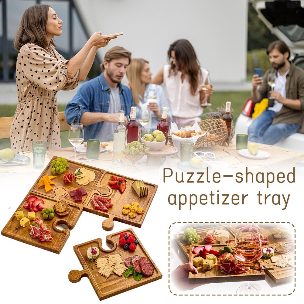 Wooden Puzzle Shaped Appetizer - Woodworking Plans recensie en prijs