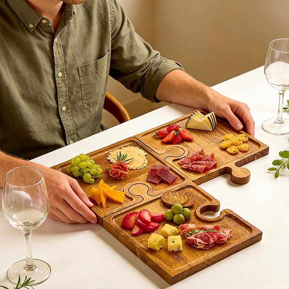 Wooden Puzzle Shaped Appetizer - Woodworking Plans recensie en prijs