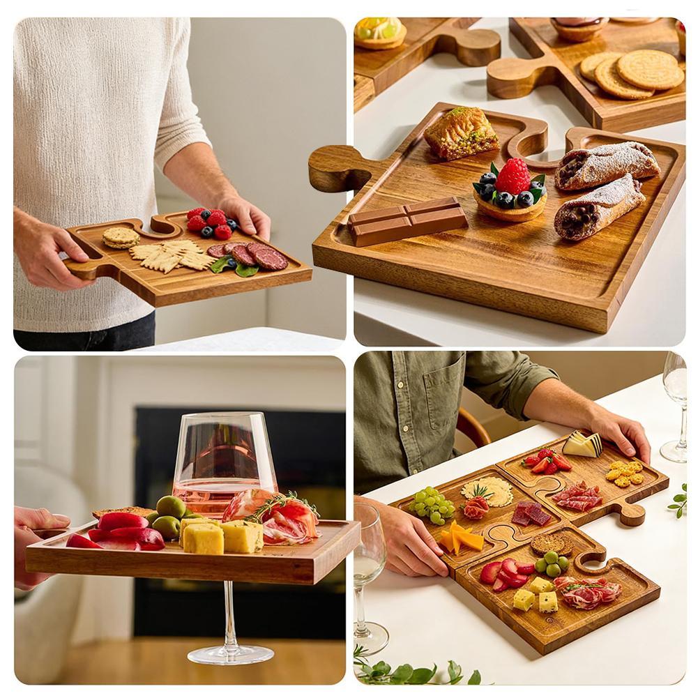 Wooden Puzzle Shaped Appetizer - Woodworking Plans recensie en prijs
