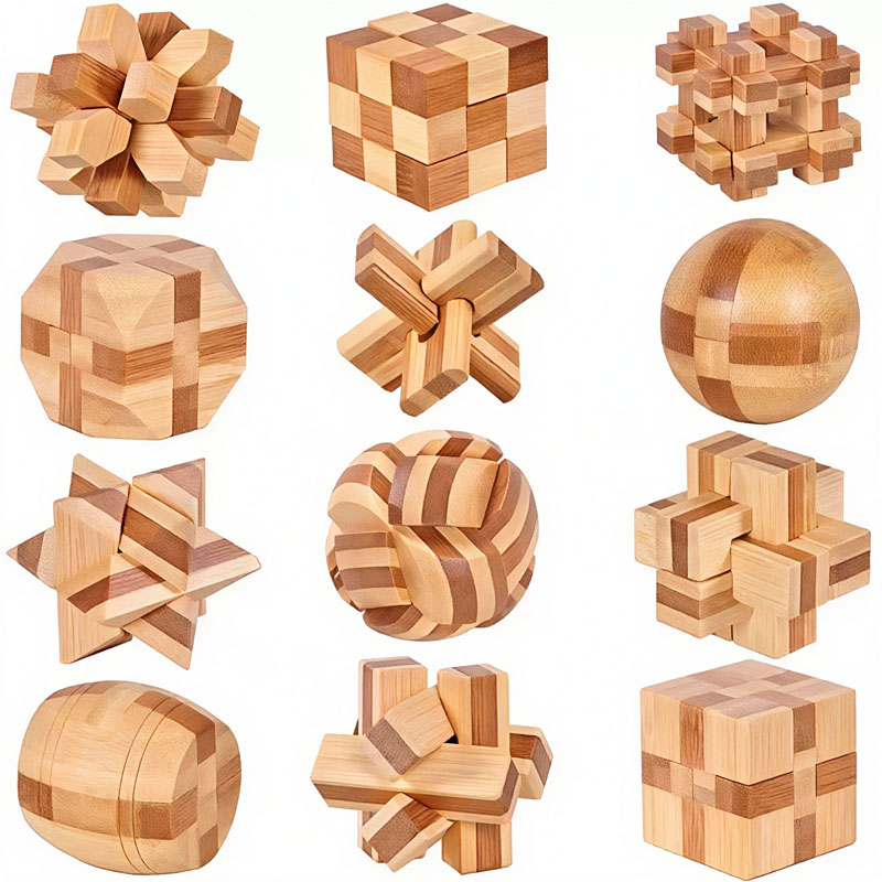 NEW 4.5CM Lu Ban Lock Puzzle B - Woodworking Game recensie en prijs