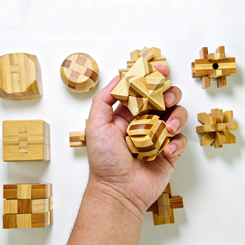 NEW 4.5CM Lu Ban Lock Puzzle B - Woodworking Game recensie en prijs