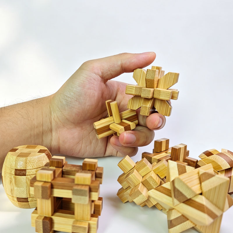 NEW 4.5CM Lu Ban Lock Puzzle B - Woodworking Game recensie en prijs