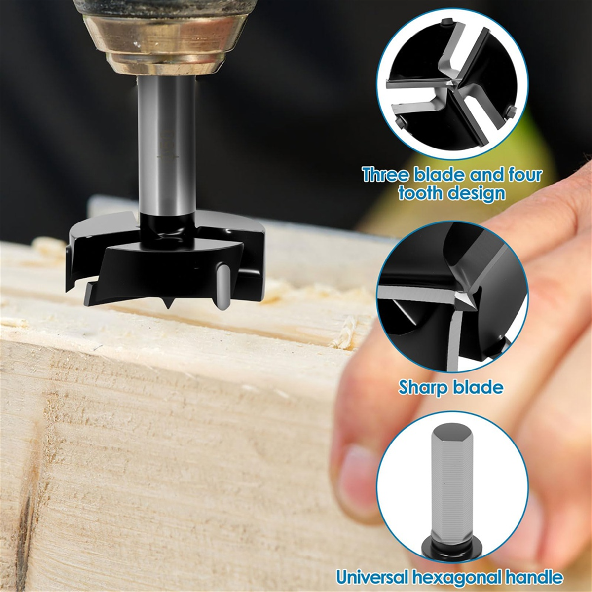 ABNJ Bit for Woodworking, Trip - Woodworking Cutting Tools recensie en prijs