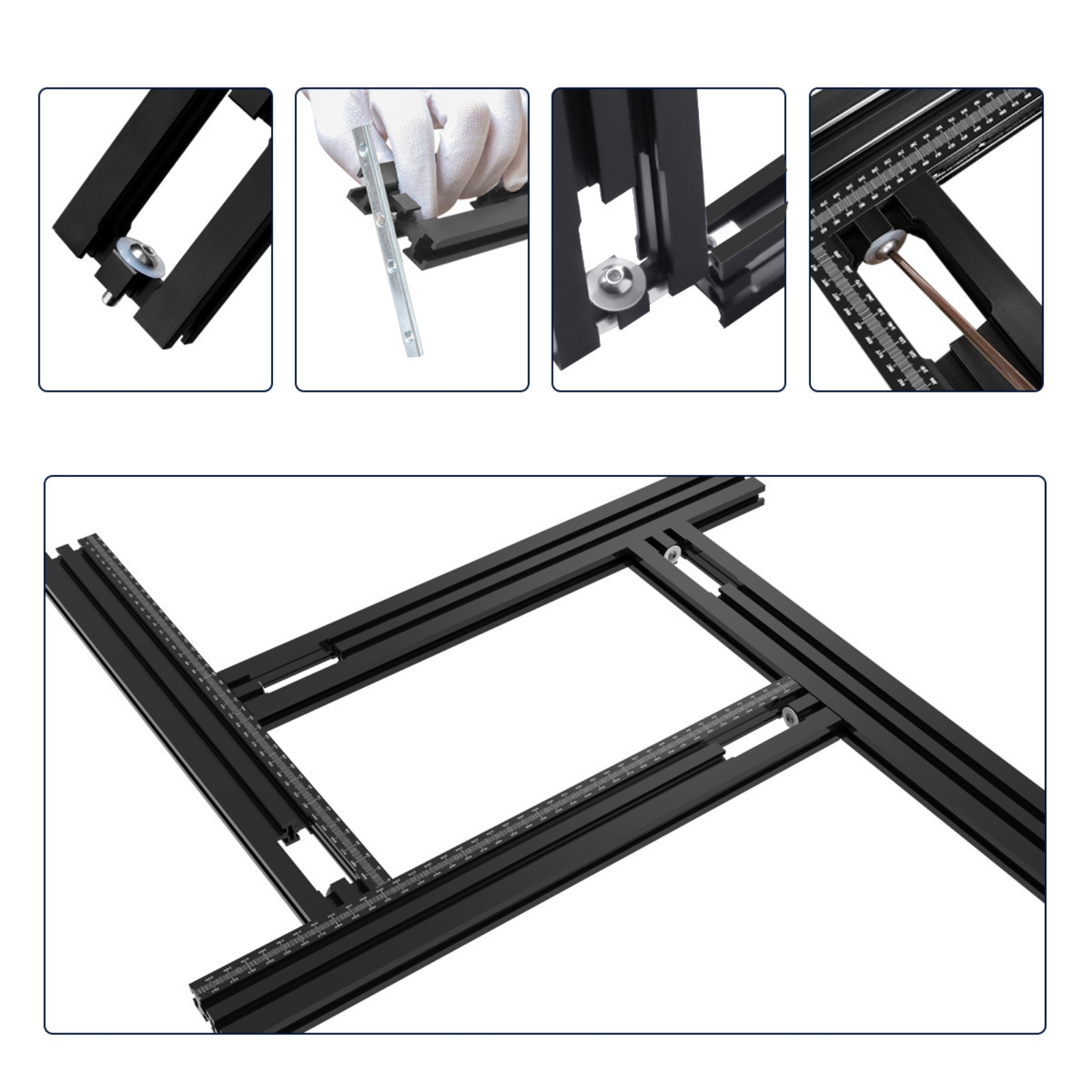 Routing Guide Tracks Metal Cut - Woodworking Cutting Tools recensie en prijs