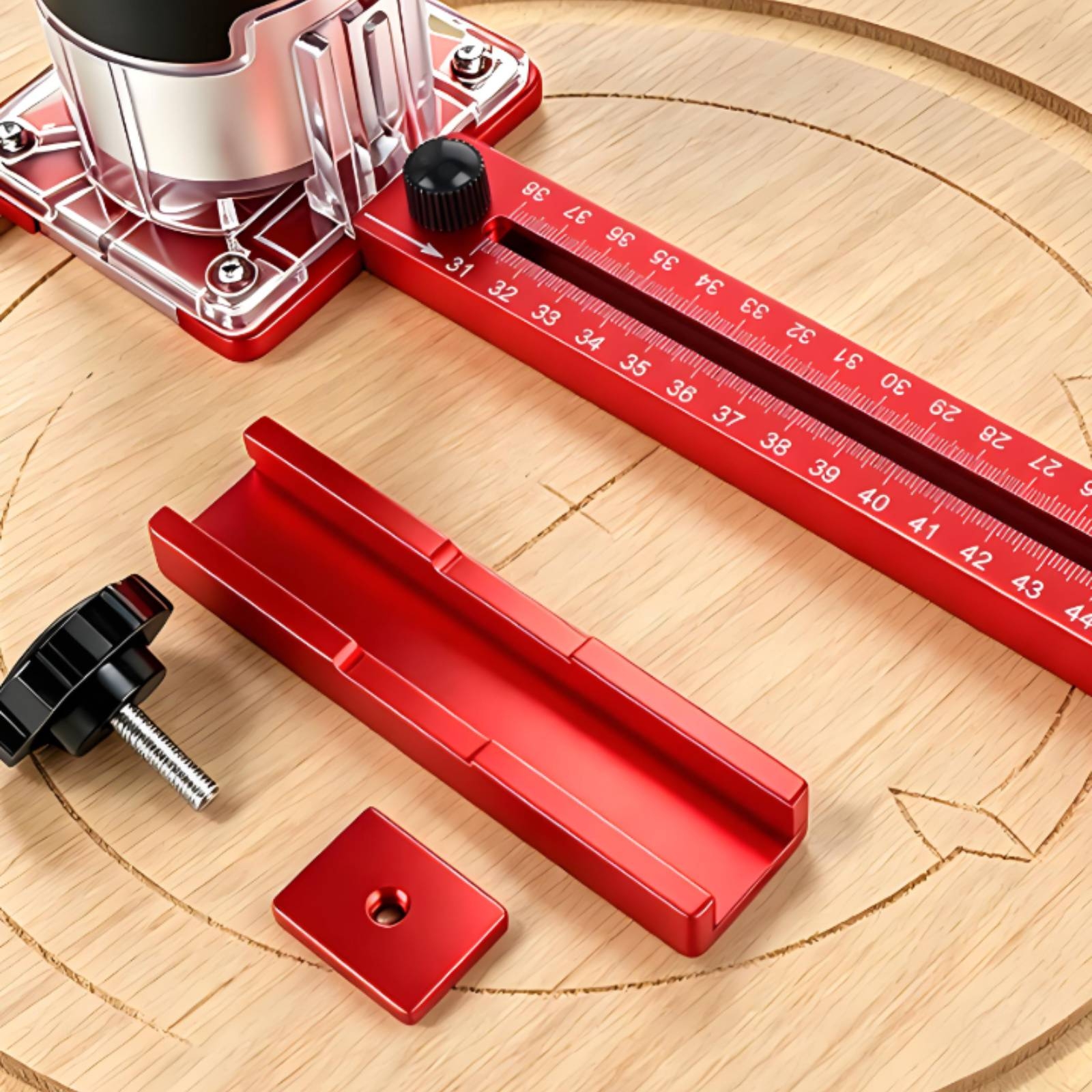 Router Circle Cutting Jig Star - Woodworking Cutting Tools recensie en prijs