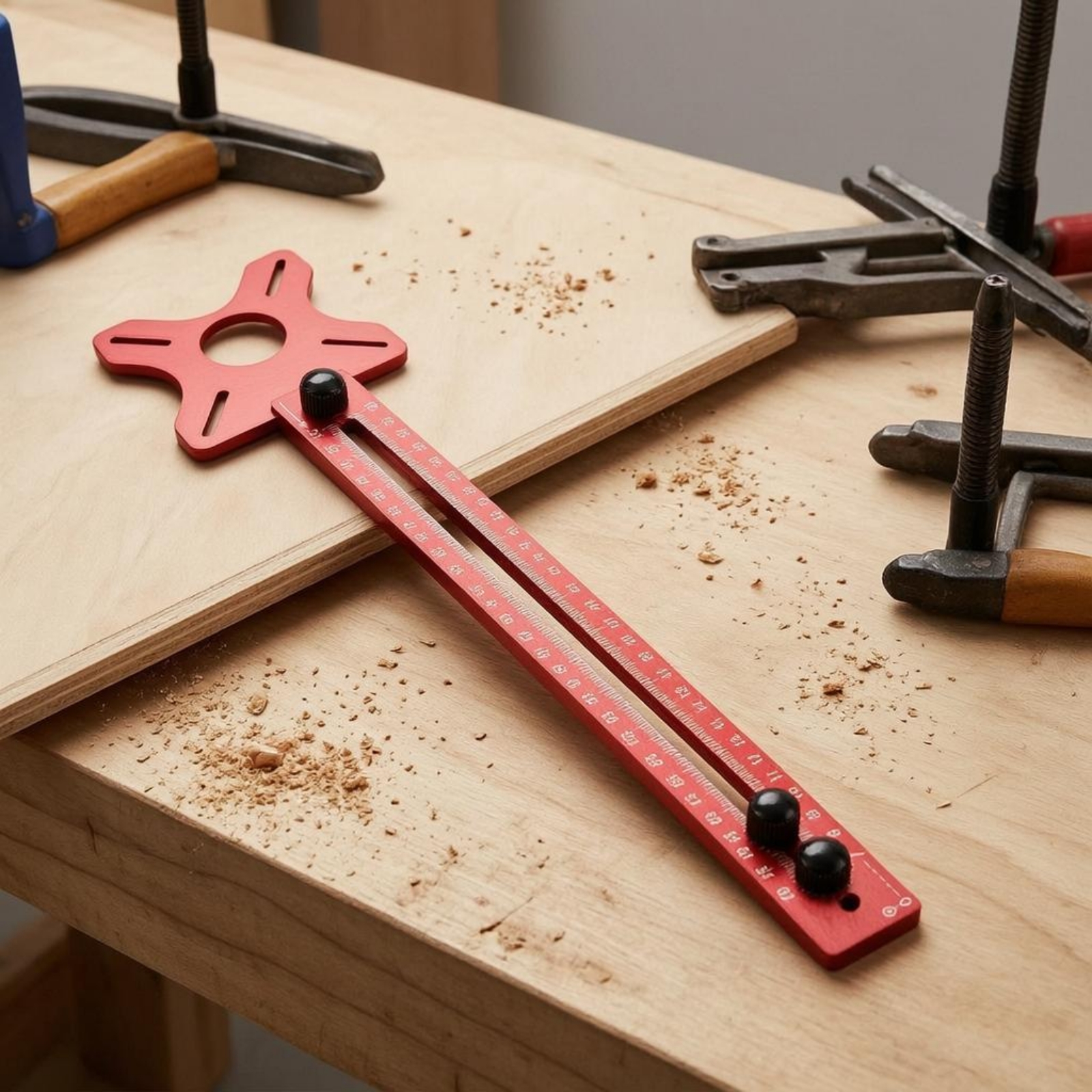 Router Circle Cutting Jig Star - Woodworking Cutting Tools recensie en prijs