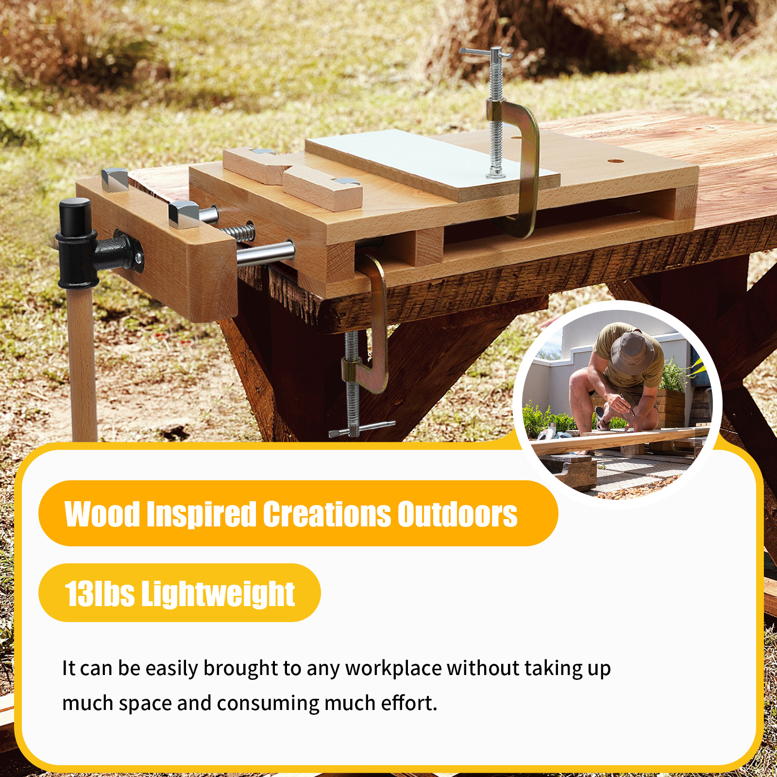 Wood Vise Workbench, Stable Cl - Woodworking Front Vise recensie en prijs