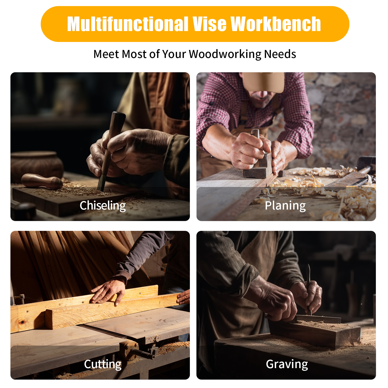 Wood Vise Workbench, Stable Cl - Woodworking Front Vise recensie en prijs