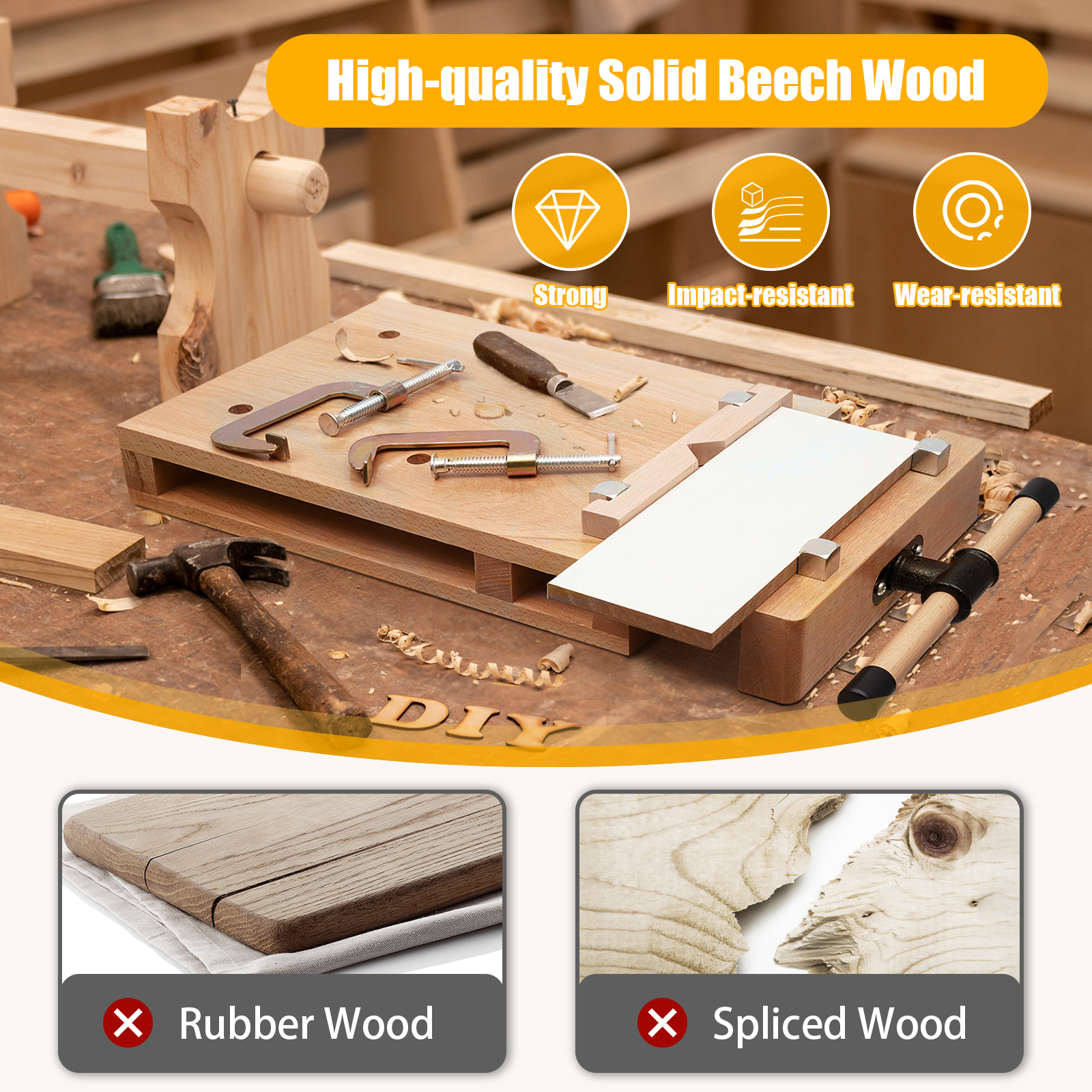 Wood Vise Workbench, Stable Cl - Woodworking Front Vise recensie en prijs