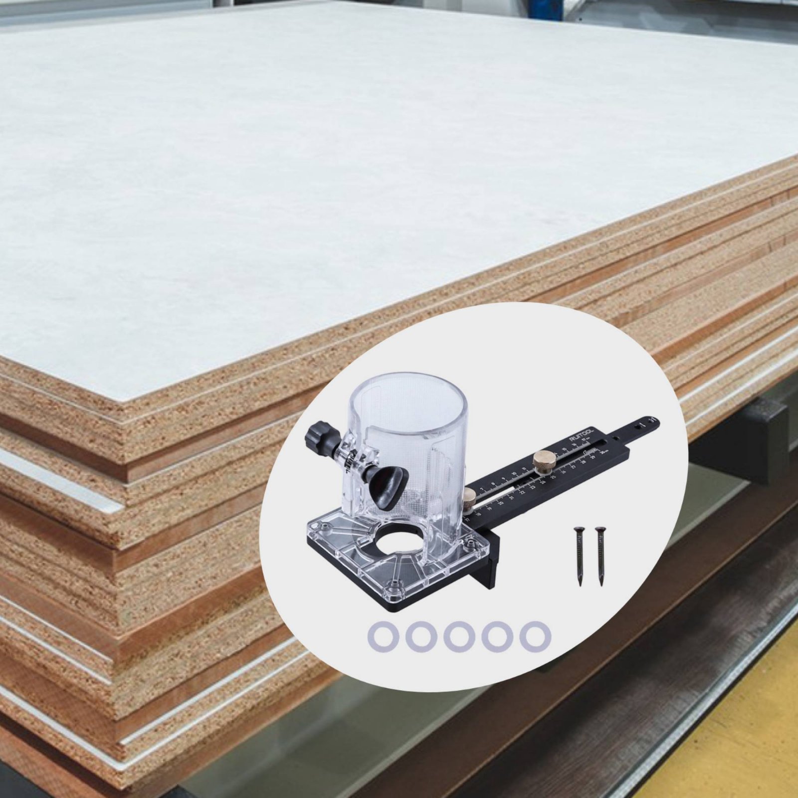 Router Circle Cutting Jig Mult - Woodworking Cutting Tools recensie en prijs