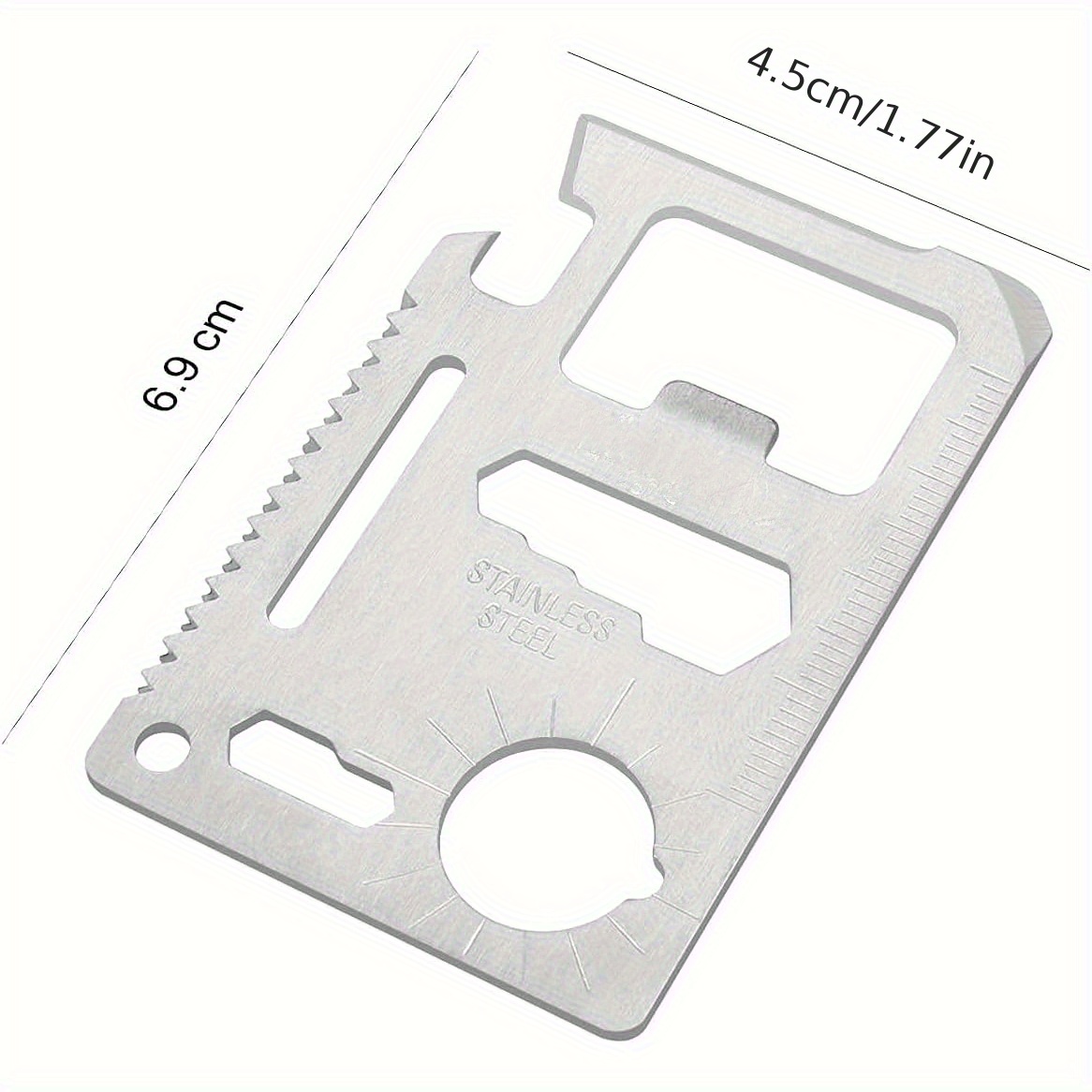 1/2pcs Pack 11 in 1 Credit Car - Card Scraper Steel recensie en prijs